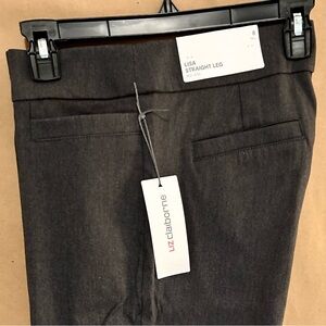 Liz Claiborne Charcoal Trouser Pants Long